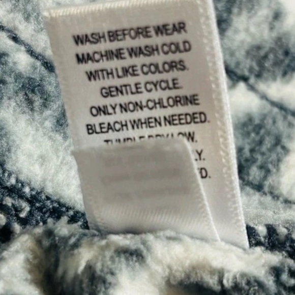 Cuddl Duds Womens Fleece Jogger Pajama Pant L Snowflake Gray Lounge Cozy Soft - Picture 5 of 9